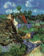 Vincent Van Gogh Houses in Auvers China oil painting reproduction